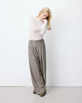 Ardoise Wide-Leg Tailored Pants - Stripe