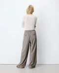 Ardoise Wide-Leg Tailored Pants - Stripe