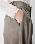 Ardoise Wide-Leg Tailored Pants - Stripe