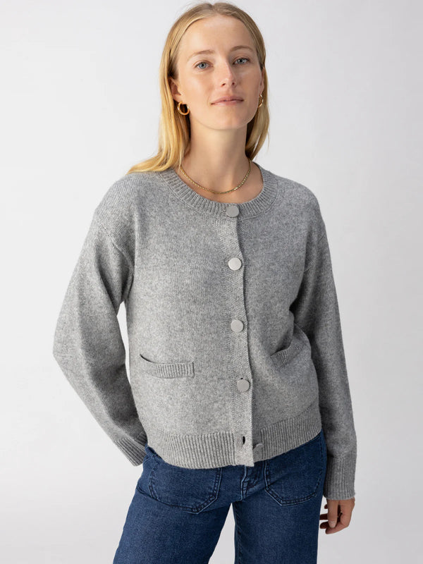 Elevated Cardi - Heather Ash