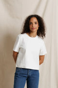 Atlas Heavy Jersey Crew Neck Tee - White
