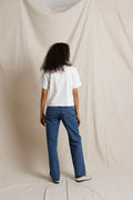 Atlas Heavy Jersey Crew Neck Tee - White