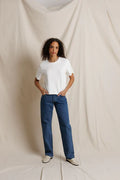 Atlas Heavy Jersey Crew Neck Tee - White