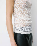 Avila Sleeveless Lace Top - Ecru