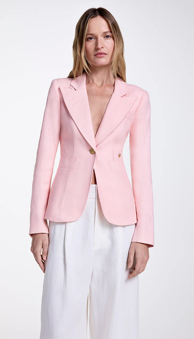 Linen Classic Duchess Blazer - Ballet Linen