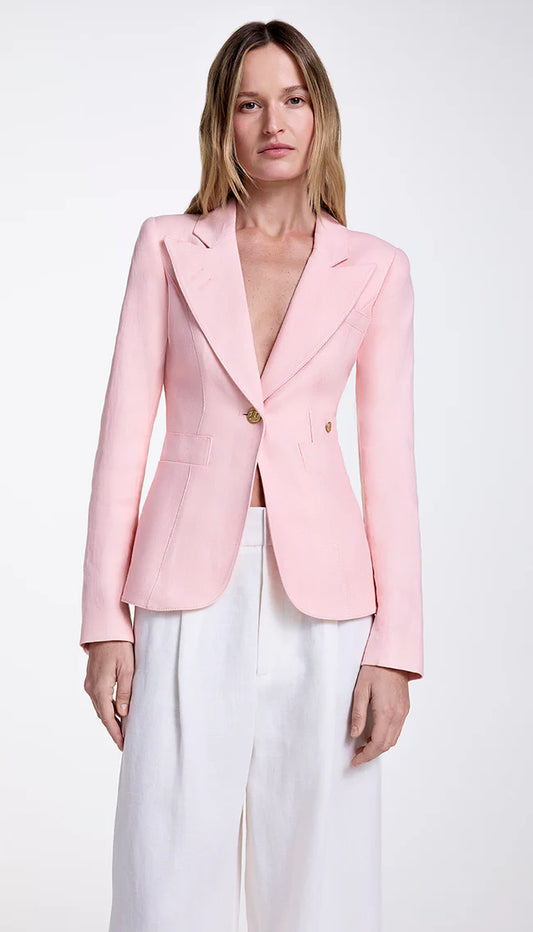 Linen Classic Duchess Blazer - Ballet Linen