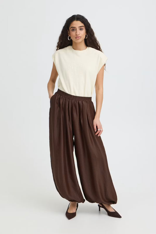 Balloon Trousers - Chicory Coffee / Brown