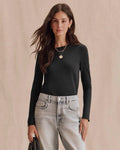 Bamboo Long Sleeve Tee - Black