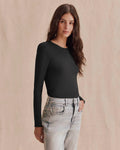Bamboo Long Sleeve Tee - Black
