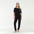 Sun Lover PJ Set - Black Hearts