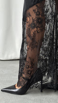 Solene Lace Skirt - Black