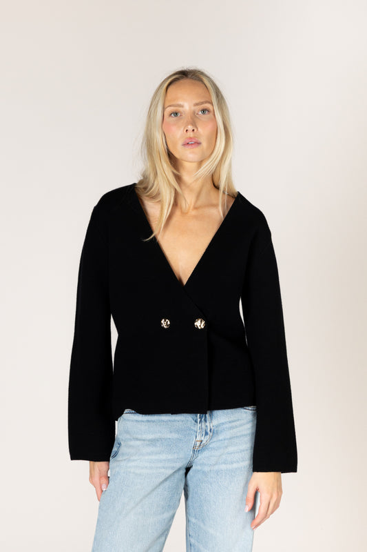 Blanche Essentials Short Jacket - Black