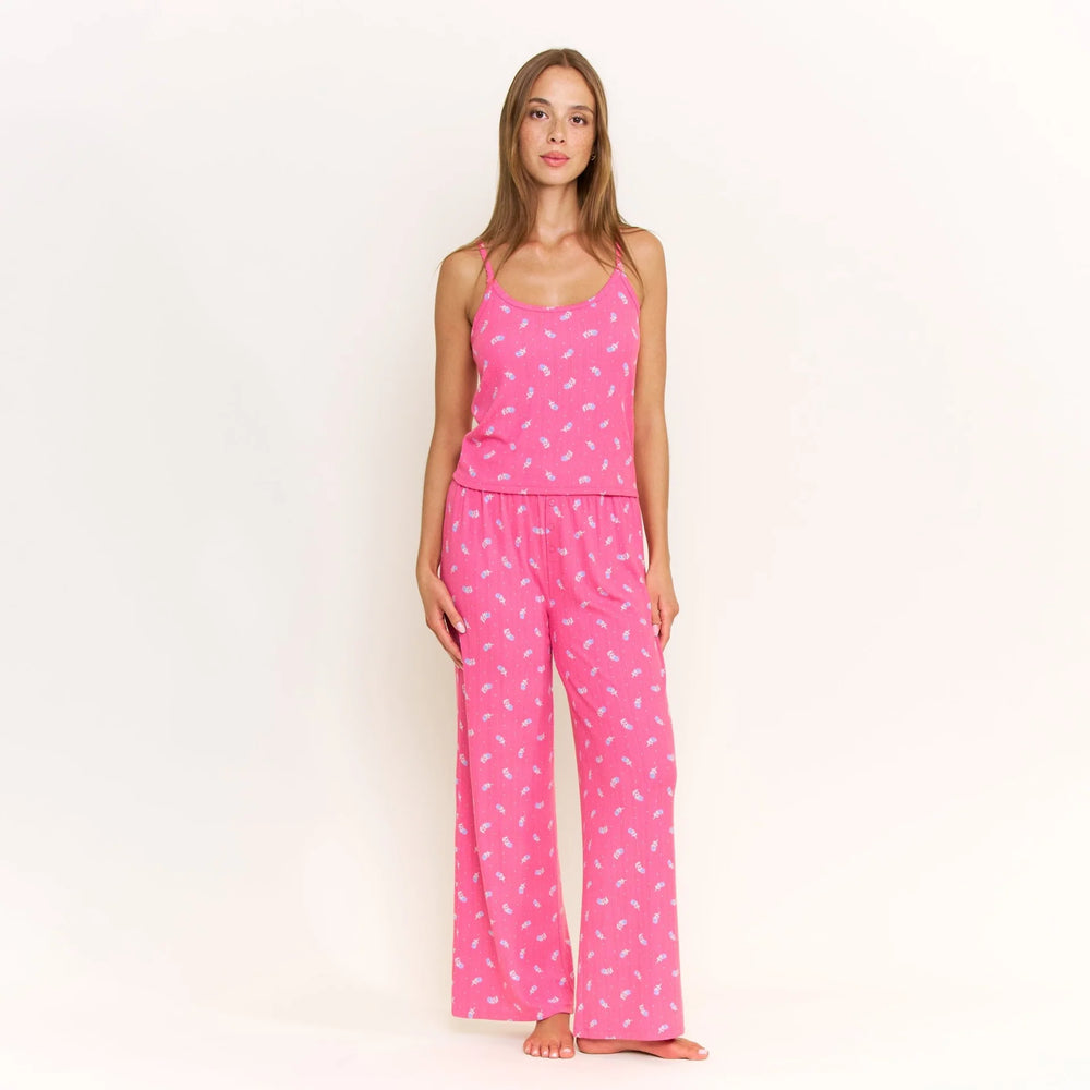 Blissful Cami Pant Set - Fuchsia Wild Rose