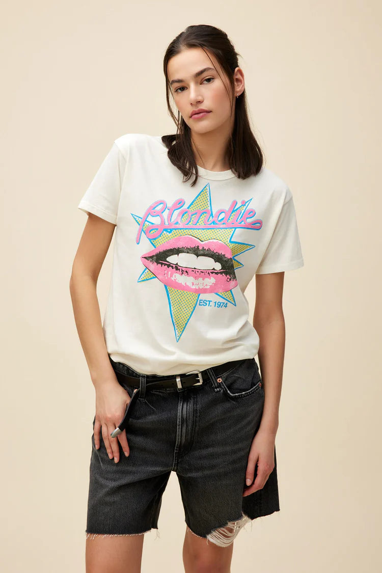 Blondie Est. 1974 Solo Tee - Stone Vintage