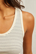 The Blondie - Navy Stripe
