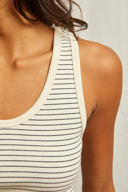 The Blondie - Navy Stripe