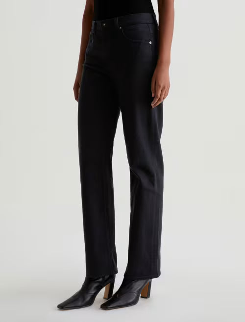 Brinley Mid-Rise Straight - Black