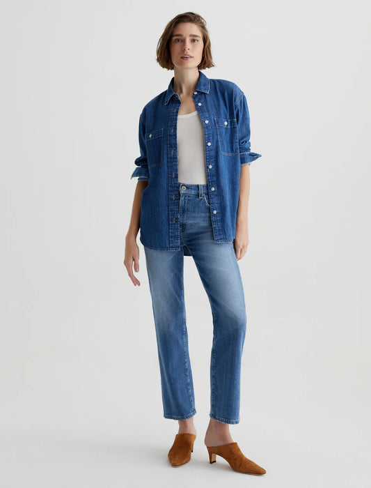Brinley Mid-Rise Straight - Iris