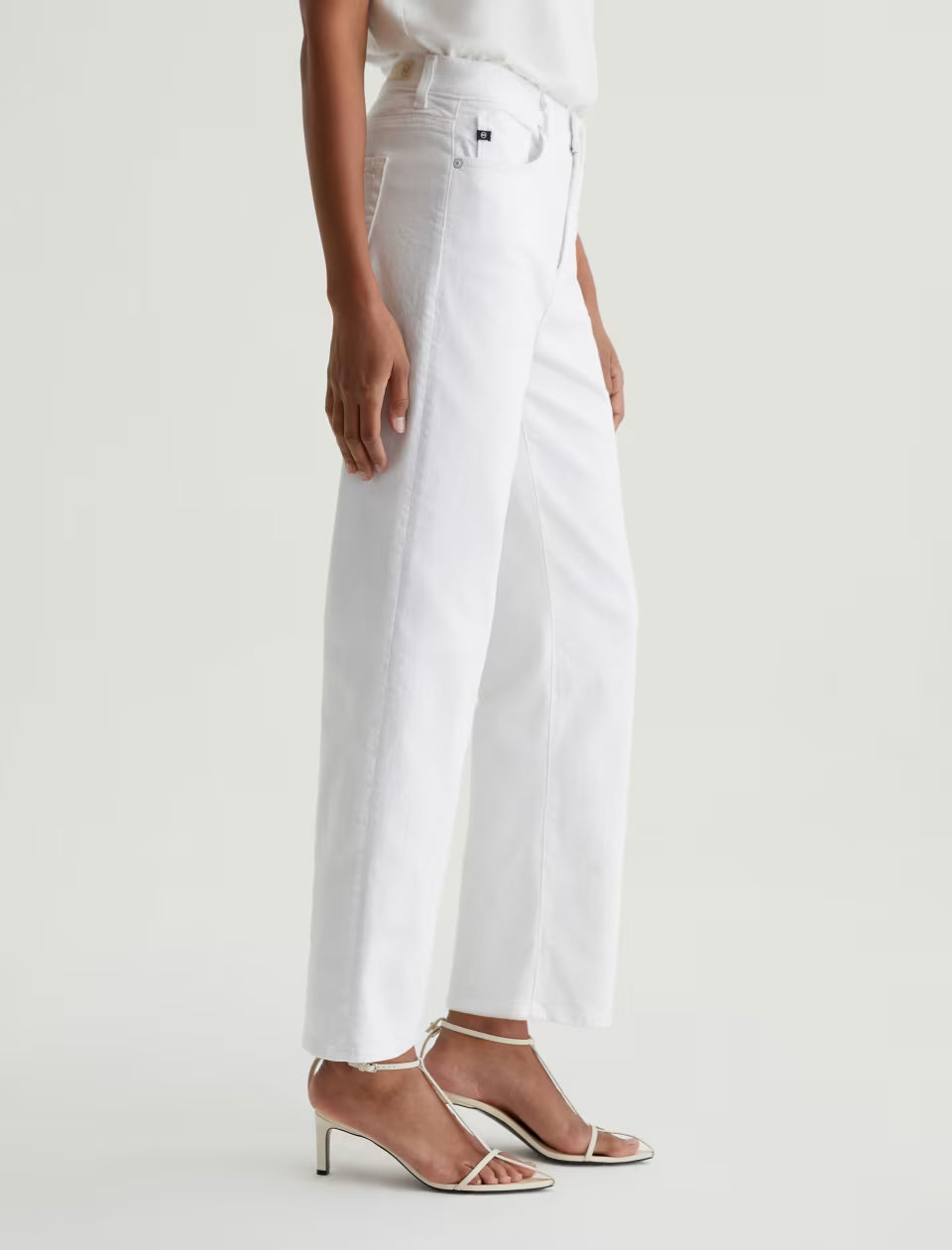 Brinley Crop Jean - Gallery White