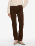 Le Sleek Straight Corduroy - Bitter Chocolate