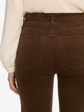 Le Sleek Straight Corduroy - Bitter Chocolate