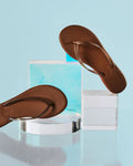 Aqua Flip Flops - Brun