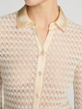 The Bubble Stitch Shirt - Cream