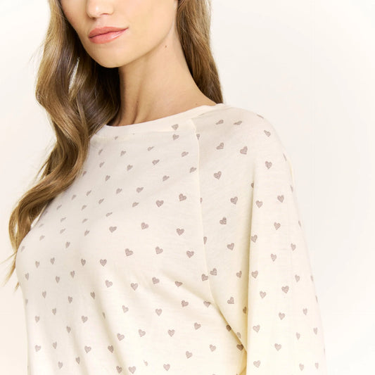 Star Seeker Long Set - Butter Daydream Hearts