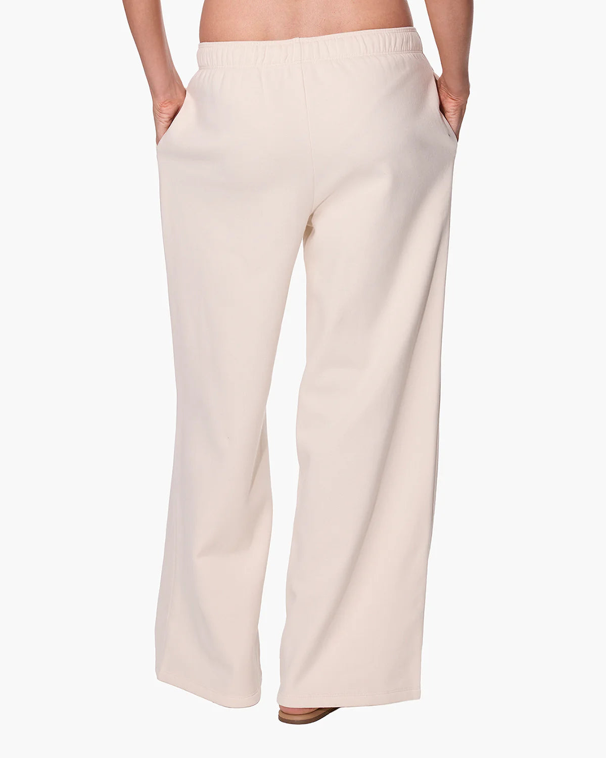 CloudSoft Wide Leg Jogger - Bone