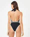 Caicos One Piece Swimsuit - Black / Cream