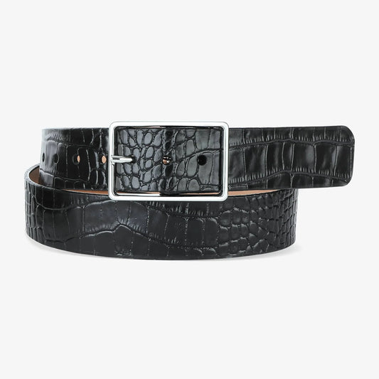 Caloe Barcelona Leather Belt - Black