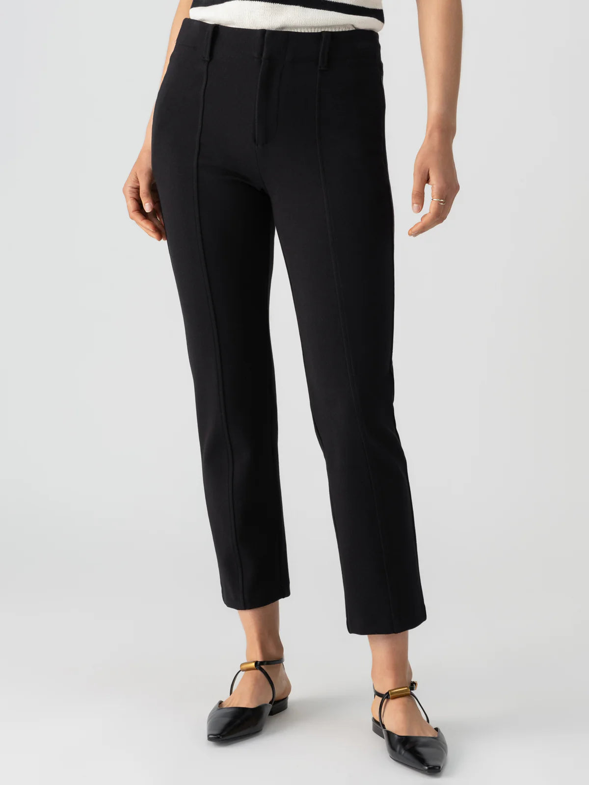 Cassie Semi-High Rise Legging - Black