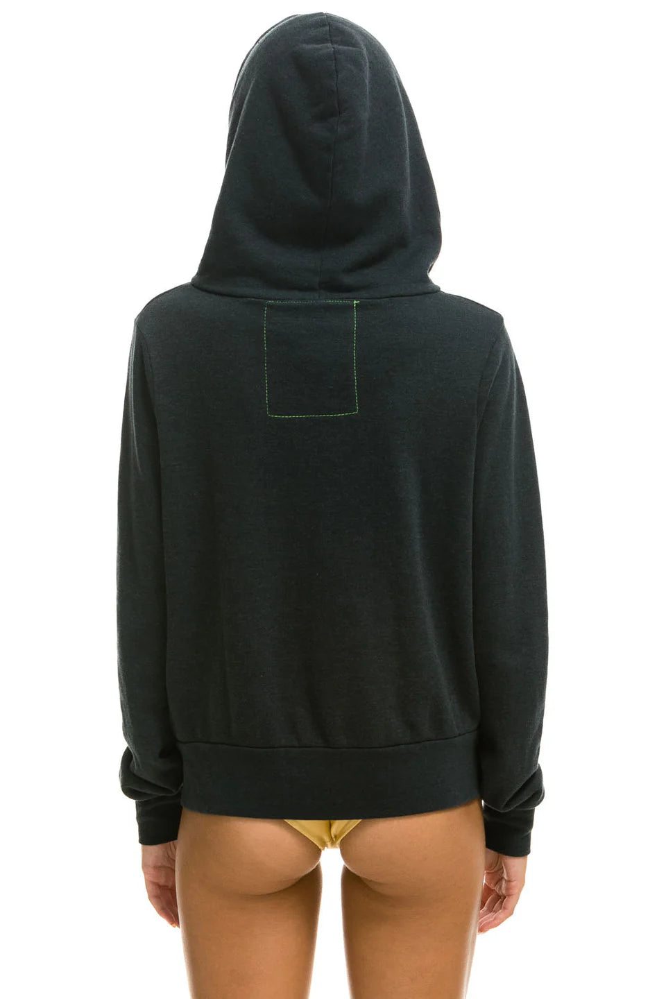 5 Stripe Hoodie - Charcoal / Blue