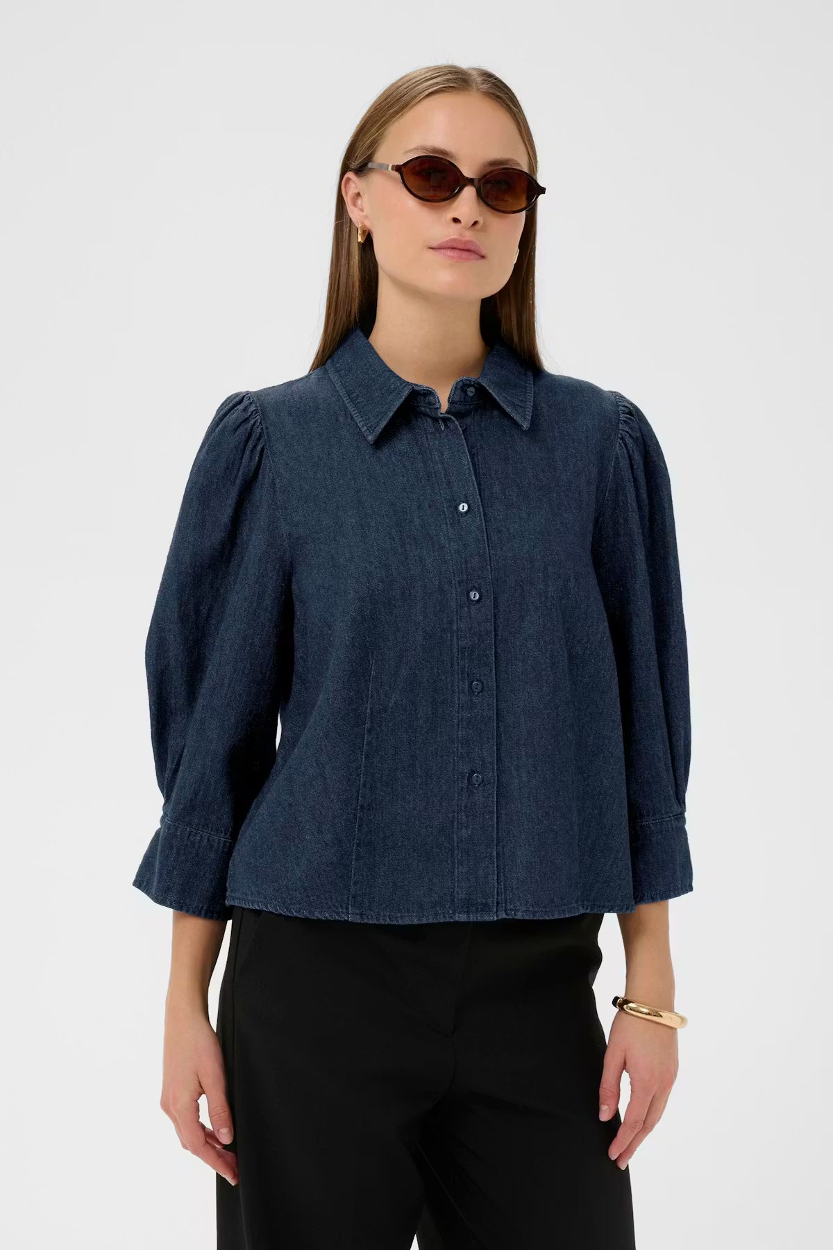 SLChaman Shirt - Dark Blue Denim
