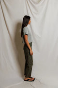 Cher Ringspun Cotton Crew Tee - Heather Grey