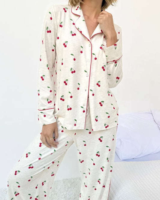 Flora Pillowsoft Sleep Set - Cherry Toss