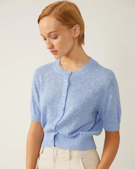 Clarisse Cardigan - Sky Blue