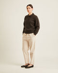 Clyde Sweater - Chocolate Donegal