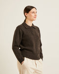 Clyde Sweater - Chocolate Donegal
