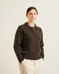 Clyde Sweater - Chocolate Donegal