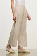 Lola Linen Straight Leg Pant - Cobble