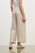 Lola Linen Straight Leg Pant - Cobble