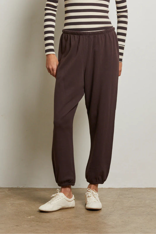 The Johnny French Terry Easy Sweatpant - Cocoa