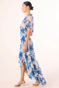 Connie Top - Blurred Bouquet Chiffon