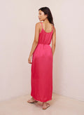 Cowl Neck Maxi Dress - Havana Pink