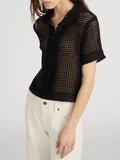 The Crochet Top - Black