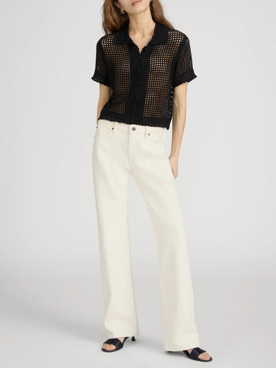 The Crochet Top - Black