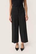 Corinne Cropped Trousers - Black