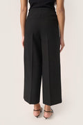 Corinne Cropped Trousers - Black