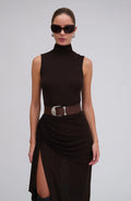 Crystal Dress - Chocolate Brown